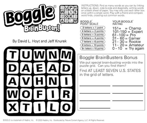 usa today puzzle answers|boggle brain busters answers today.